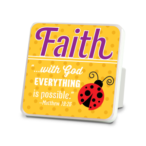 Lighthouse Christian Products 089405 Plaque-Faith - No. 40135