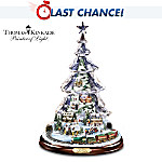 Thomas Kinkade Let It Snow Animated And Musical Tabletop Tree